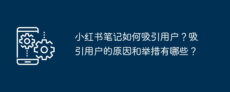 2024年小红书笔记如何吸引用户？吸引用户的原因和举措有哪些？