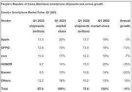 2024年苹果手机2023年在中国销量如何