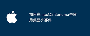 2024年如何在macOS Sonoma中添加和使用桌面小部件